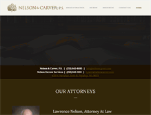 Tablet Screenshot of nelsoncarver.com